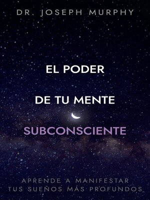 cover image of El poder de tu mente subconsciente